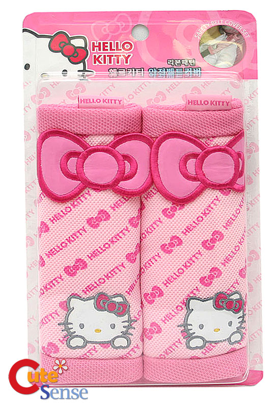 Sanrio Hello kitty Steering Wheel Cover Shoulder Pad CD 4pc Auto Accessories Set eBay